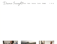 Tablet Screenshot of divineinsight.com
